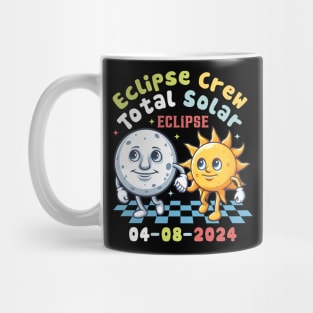 Eclipse Crew Total Solar Eclipse 04-08-2024 Retro Style Mug